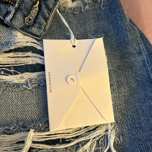 NEW Kancan Ultra High Rise Plus Size Mom Shorts - Picture 5 of 5